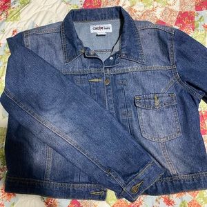 Cropped denim jacket